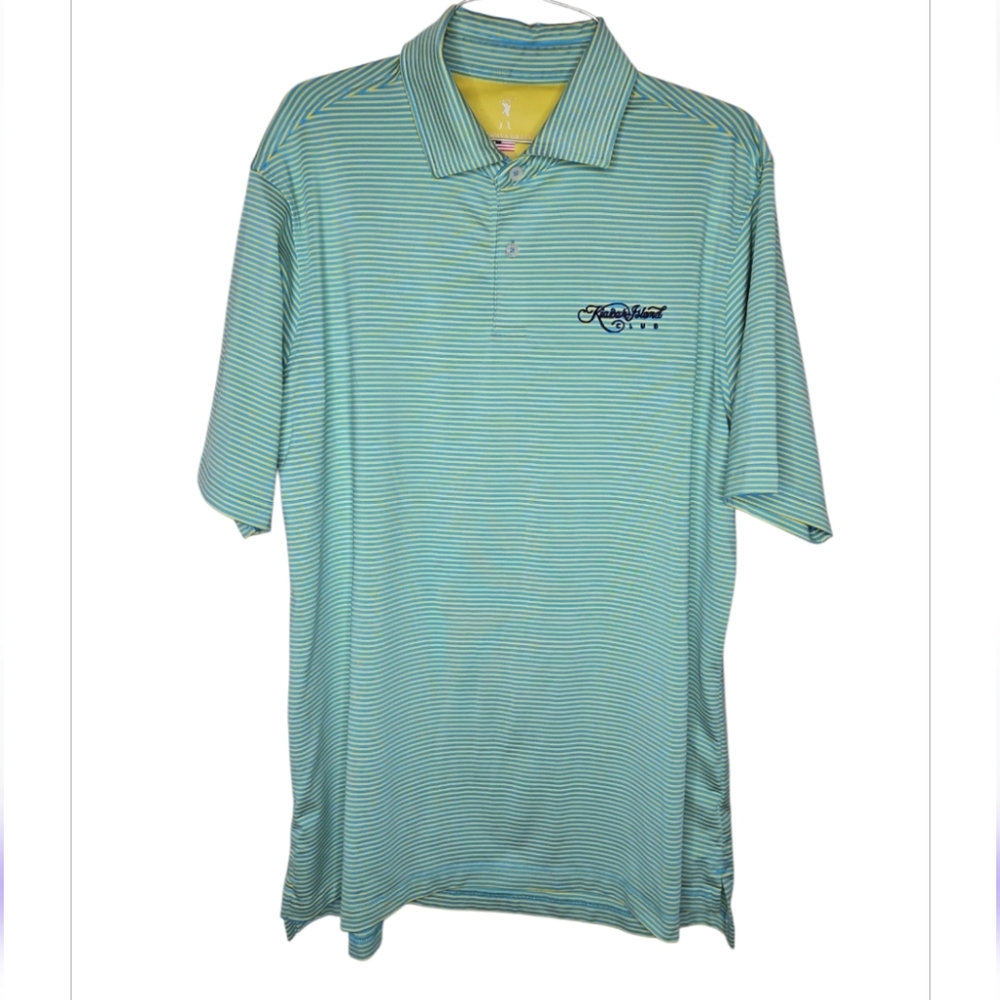 Fairway & Greene Men's Performance Kiawah Island Club Golf Polo Shirt Size M